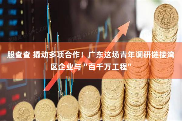 股查查 撬动多项合作！广东这场青年调研链接湾区企业与“百千万工程”